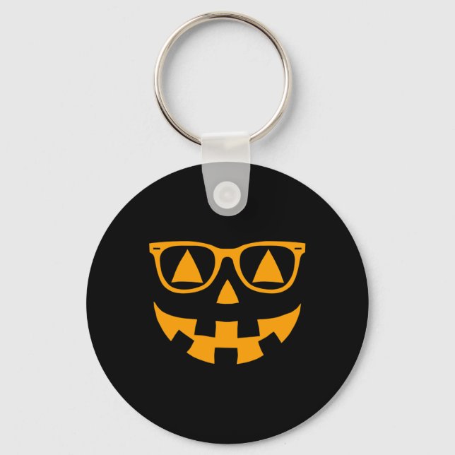 Llavero Jack O Lantern Face Gafas de sol Halloween P (Anverso)