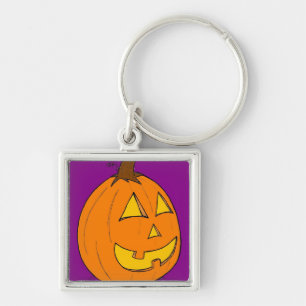 Llavero Jack o' Lantern Purple Keychain