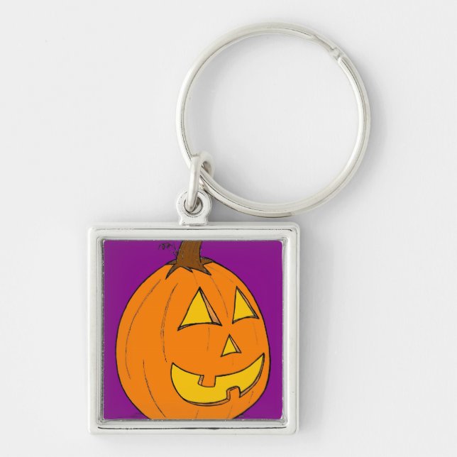 Llavero Jack o' Lantern Purple Keychain (Frente)