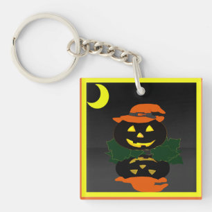 Llavero Jack O Lantern y su reflexión -