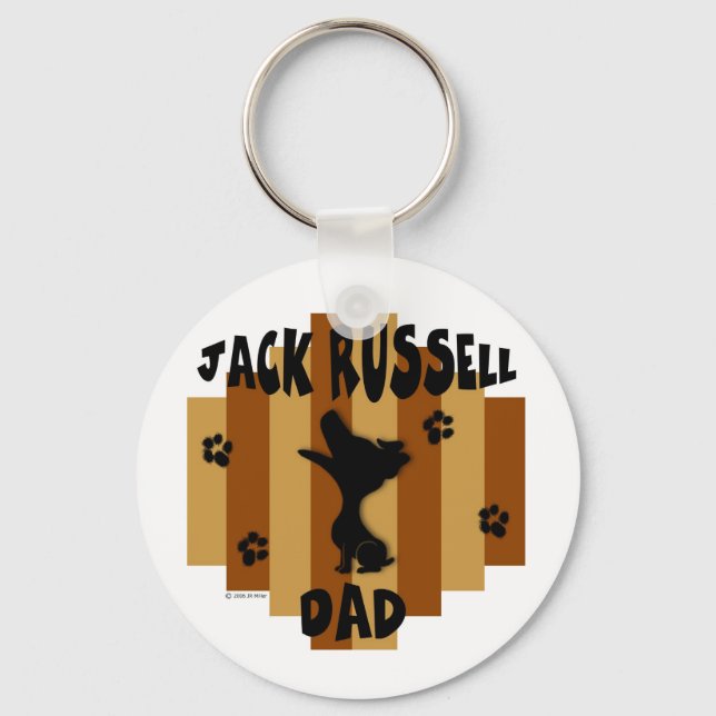 Llavero Jack Russell Dad Keychain (Anverso)