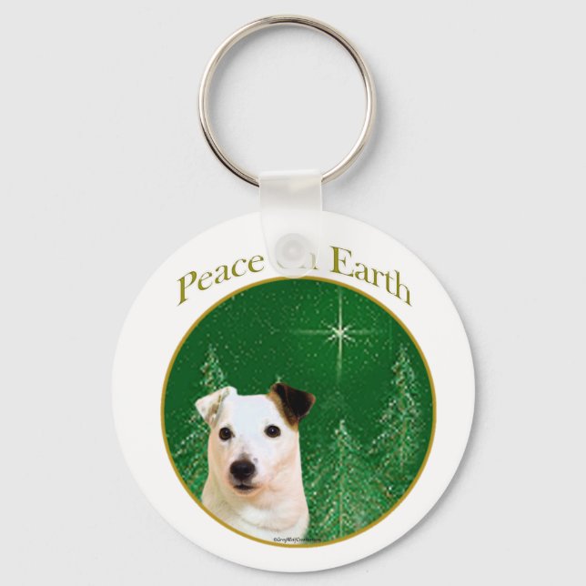 Llavero Jack Russell Terrier Peace (Anverso)