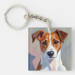 Llavero Jack Russell Terrier | Pintura de perro mascota