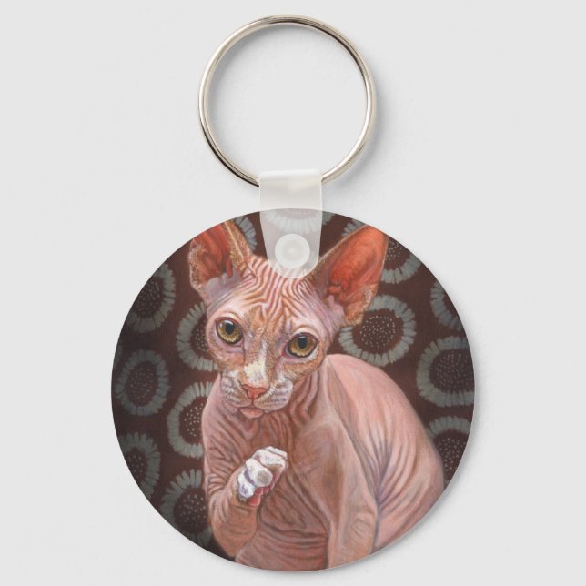Llavero Jack Sphynx Sphinx Cat (Anverso)