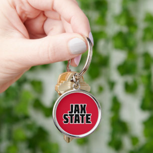 Llavero Jacksonville State University JAX STATE Bold Texto