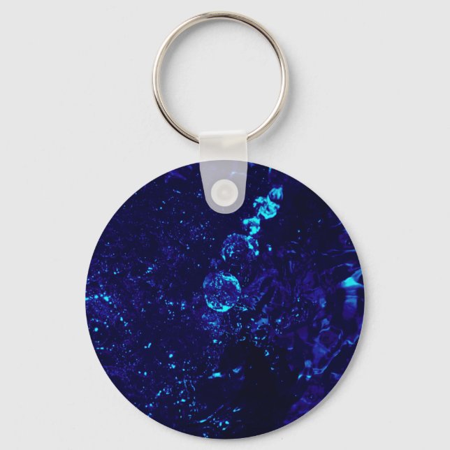 Llavero Jacuzzi azul Bubbles Cadena de teclas (Anverso)