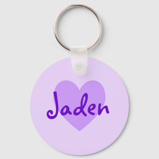 Llavero Jaden en morado (Anverso)