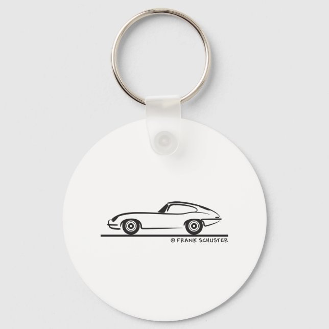 Llavero Jaguar E-Type Coupe (Anverso)