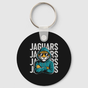 Llavero Jaguar Vintage Diseño Vintage Hombres Mujeres Niño