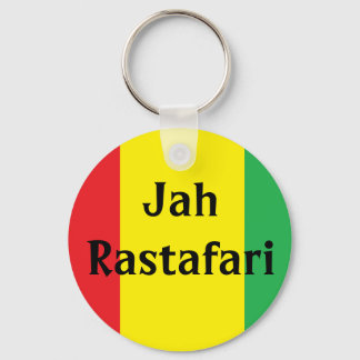 Llavero Jah Rastafari Design Rasta Keychain
