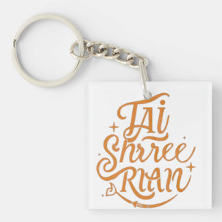 Llavero Jai Shree Ram Acrylic Keychain - Ligero,