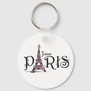 Llavero J'aime Paris Keychain