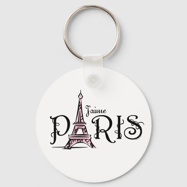 Llavero J'aime Paris Keychain (Anverso)