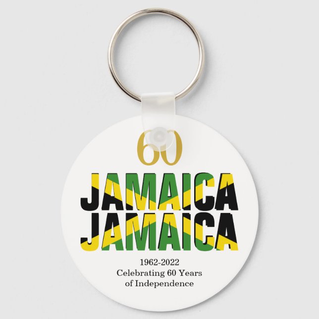 Llavero JAMAICA 60 Aniversario de la Independencia (Anverso)