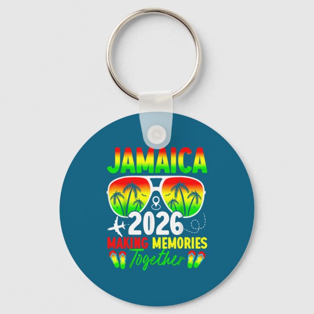 Llavero Jamaica Family Reunion 2026 Making Memories Vacati (Anverso)