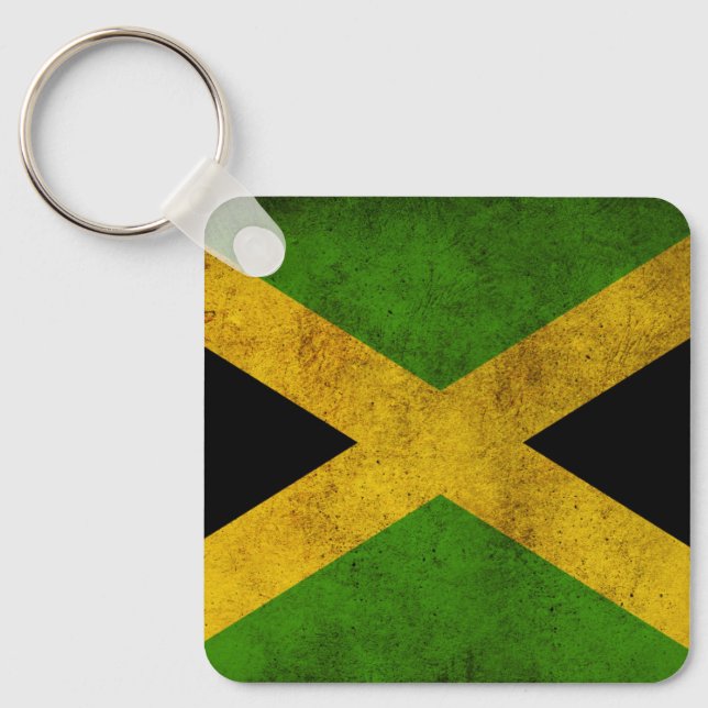Llavero Jamaica Proud Jamaicans - Reggae Rasta Flag (Anverso)