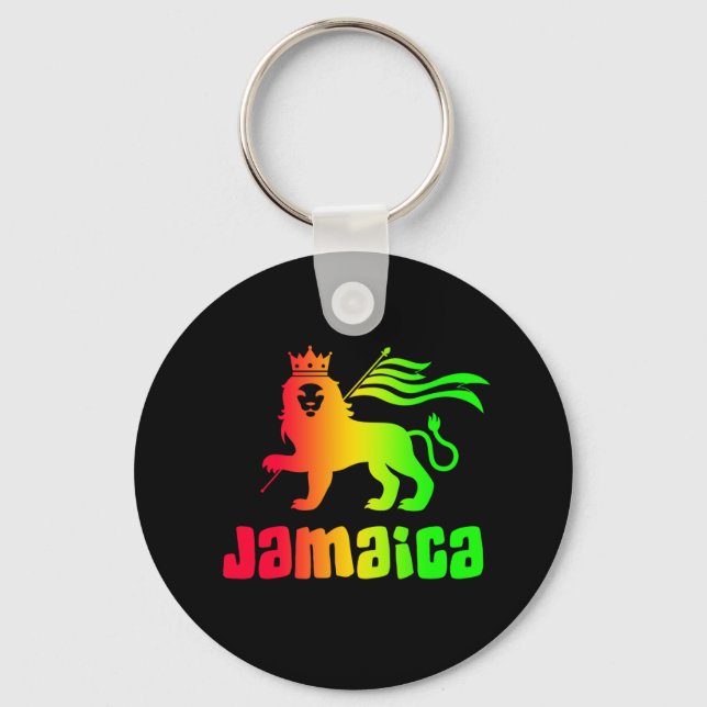 Llavero Jamaica Rasta León (Anverso)