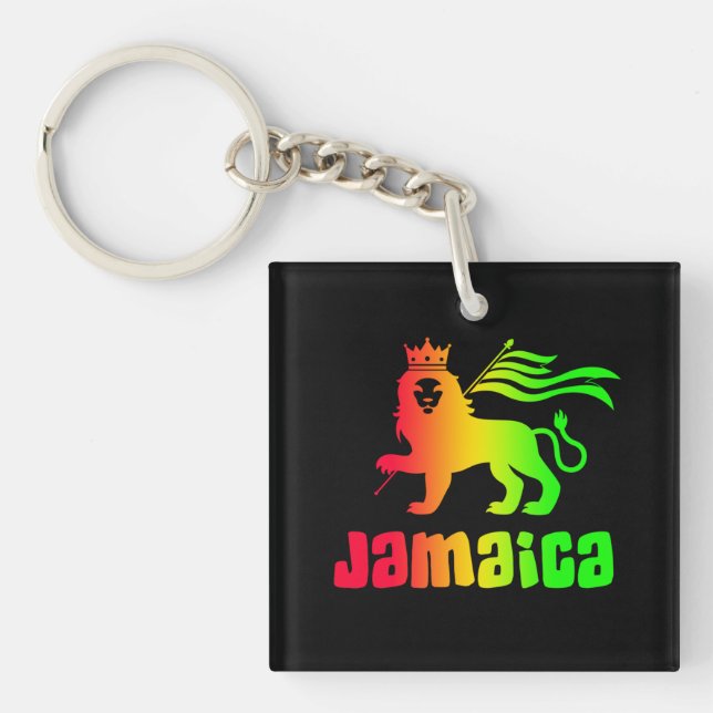 Llavero Jamaica Rasta Lion (Frente)
