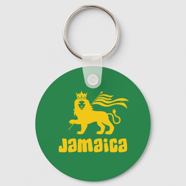 Llavero Jamaica Rasta Lion (Anverso)