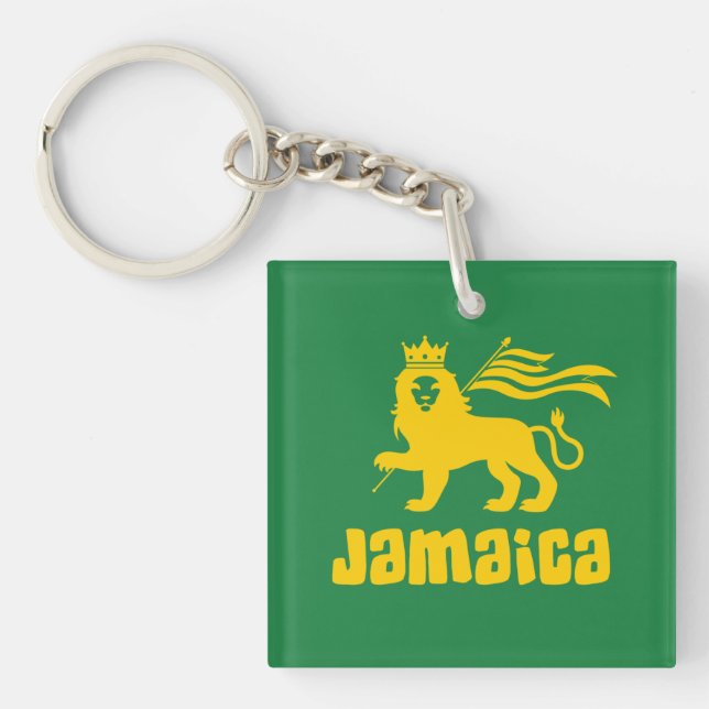Llavero Jamaica Rasta Lion (Frente)