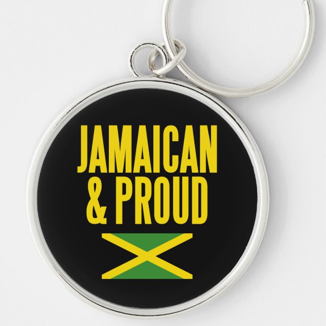 Llavero Jamaican & Proud Jamaica Flag (Frente)
