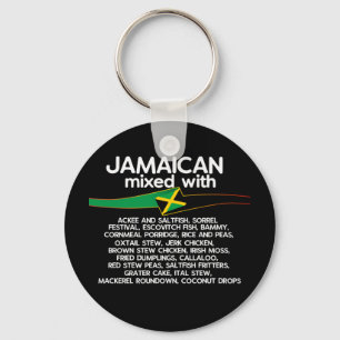 Llavero Jamaicanos mezclados con Jamaica orgullosos