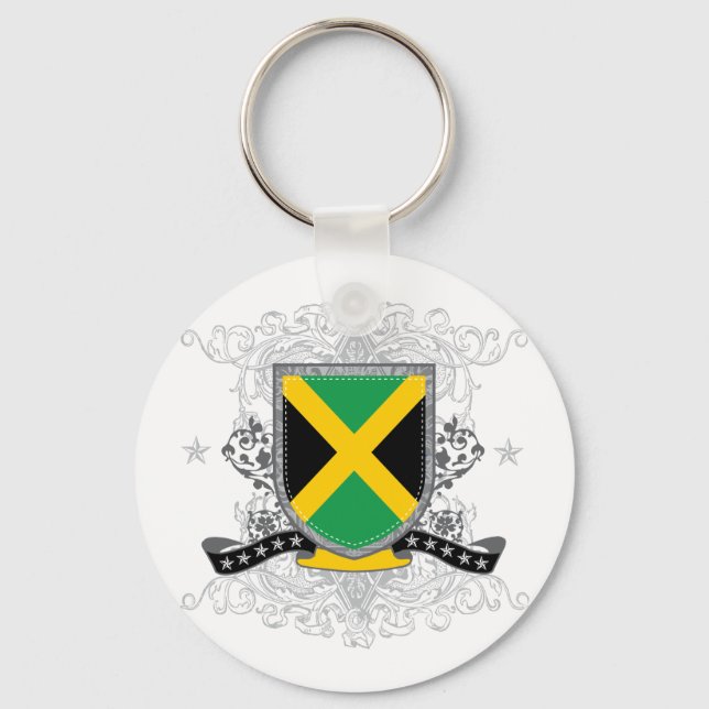 Llavero jamaicashield2 (Anverso)