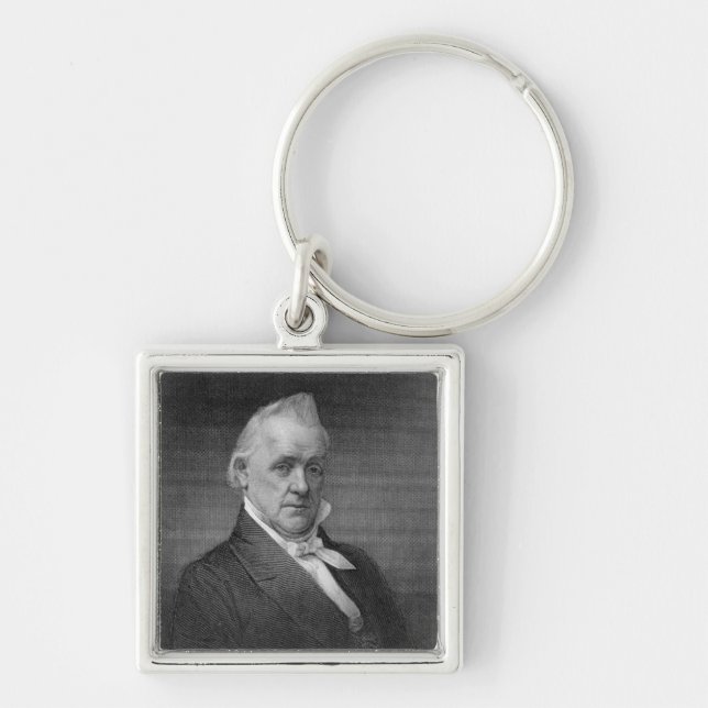 Llavero James Buchanan, grabado por Henry Bryan Pasillo (Frente)