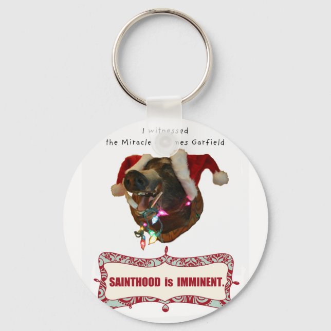 Llavero James Garfield: Santo patrocinador de milagros acc (Anverso)