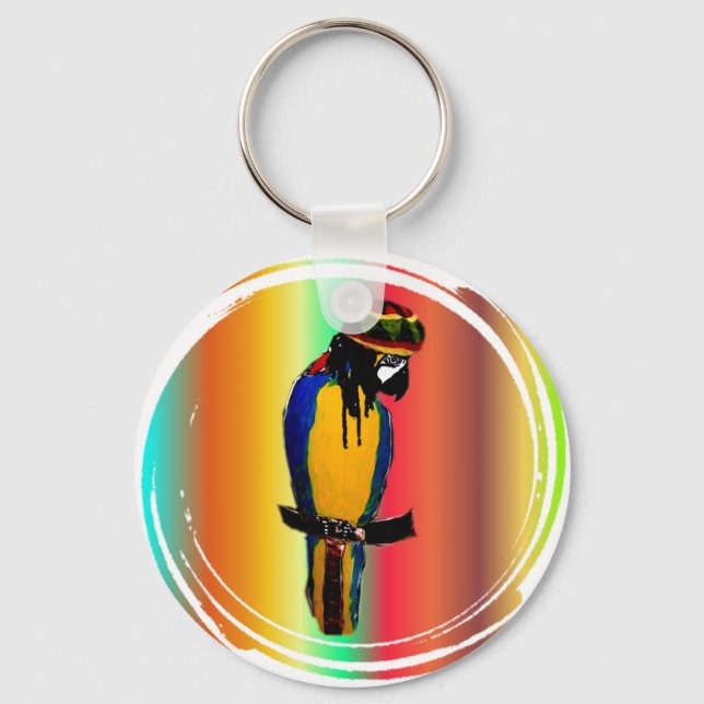 LLAVERO JAMMIN PARROT (Anverso)