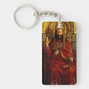 Llavero Jan van Eyck Dios Padre en el Trono Arte Fino