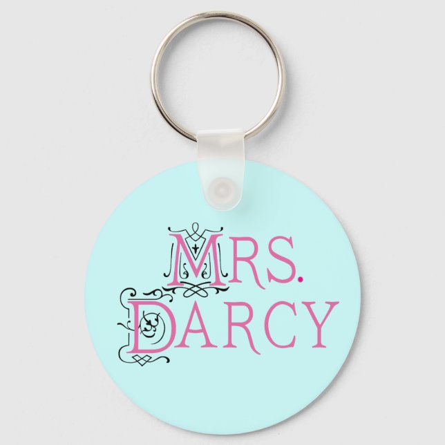 Llavero Jane Austen Mrs Darcy Gift (Anverso)