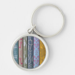 Llavero Jane Austen's Novels on a Keychain