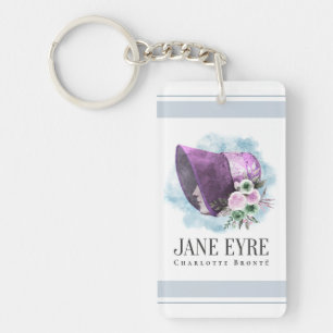 Llavero Jane Eyre Bonnet Purple Bonnet y Flores