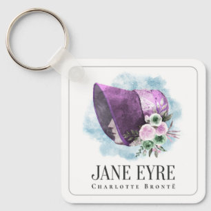 Llavero Jane Eyre Bonnet Purple Bonnet y Flores