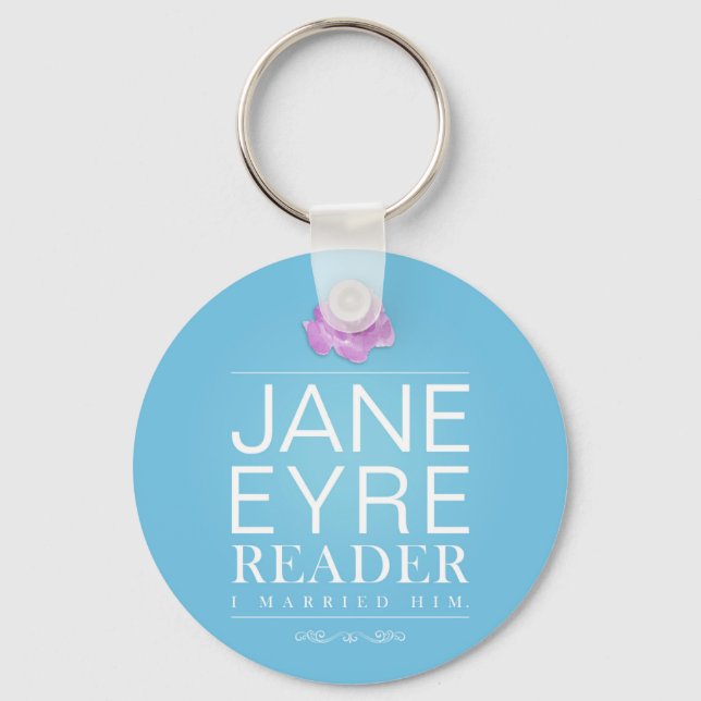 Llavero Jane Eyre - Lector Me Casé Con Él - Texto (Anverso)