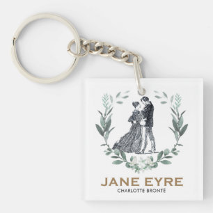 Llavero Jane Eyre y Edward Rochester con Wreath