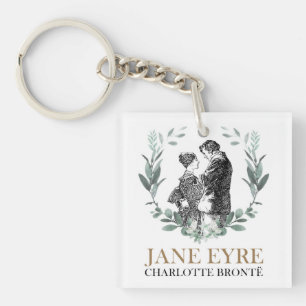 Llavero Jane Eyre y Edward Rochester con Wreath