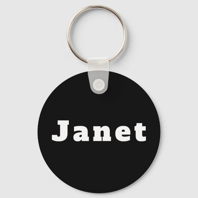 Llavero Janet (Anverso)