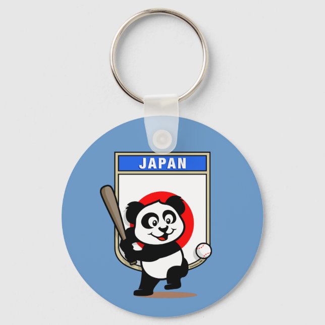 Llavero Japan Baseball Panda (Anverso)