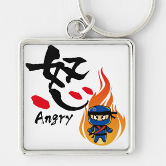 Llavero Japanese Kanji- 「怒」　-Angry-