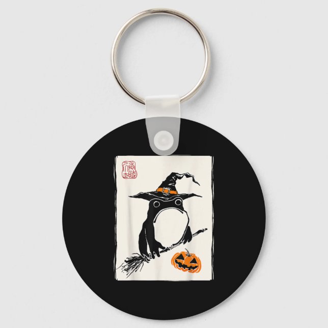 Llavero Japanese Mpy Frog Witch Men Women Kids Funny Hallo (Anverso)