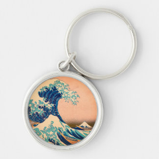 Llavero Japón - Arte japonés (Gran ola de Kanagawa)