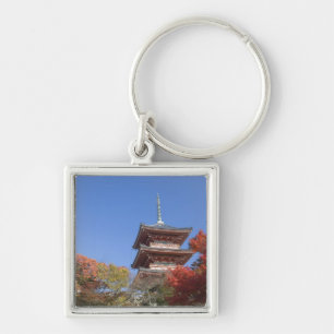 Llavero Japón, Kyoto, Pagoda en color otoñal