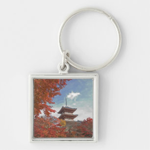 Llavero Japón, Kyoto, Pagoda en color otoñal
