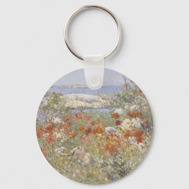 Llavero Jardín de Celia Thaxter por Frederick Childe Hassa (Anverso)