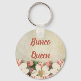 Llavero Jardín de flores Bunco Queen Vintage