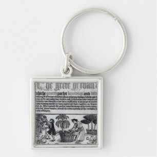 Llavero Jardín de hierbas medieval