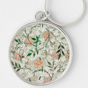 Llavero Jardín de Jazmín Flor Clásica de William Morris