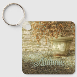 Llavero Jardín de otoño rústico